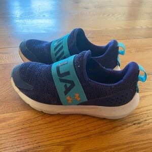 Under Armour Kids' Blue and Teal Shoes